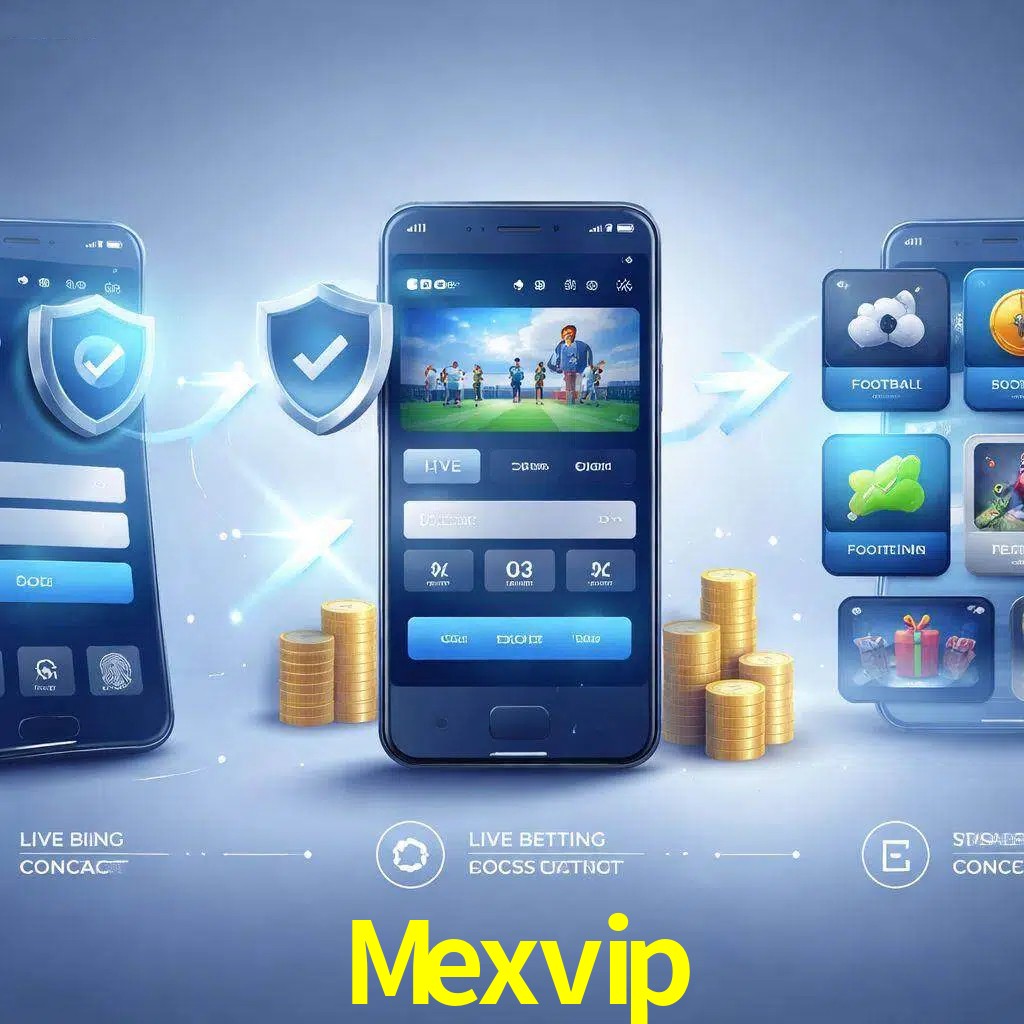 Pasos de acceso a la app Mexvip en pantalla de teléfono móvil